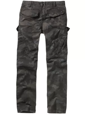 Pantaloni BRANDIT ADVEN SLIM FIT CAMUFLAJ ÎNTUNECAT