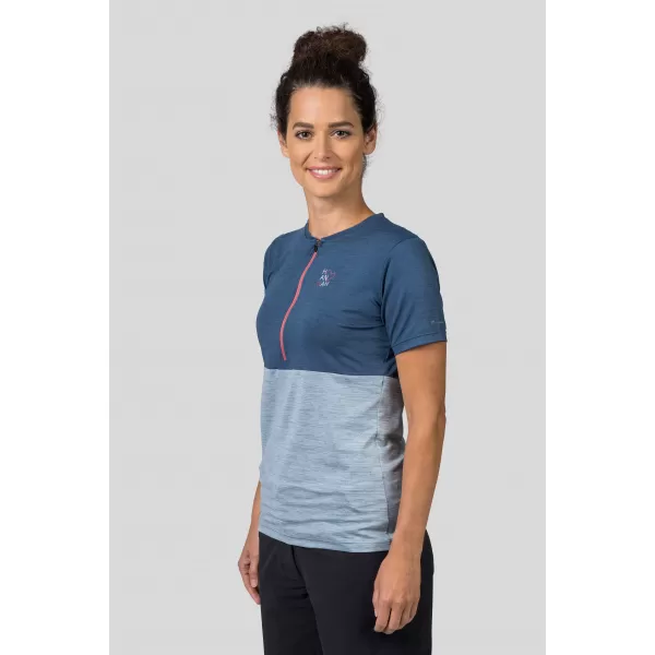  Tricou de damă HANNAH BERRY INDIA INK MEL/PEARL BLUE MEL 