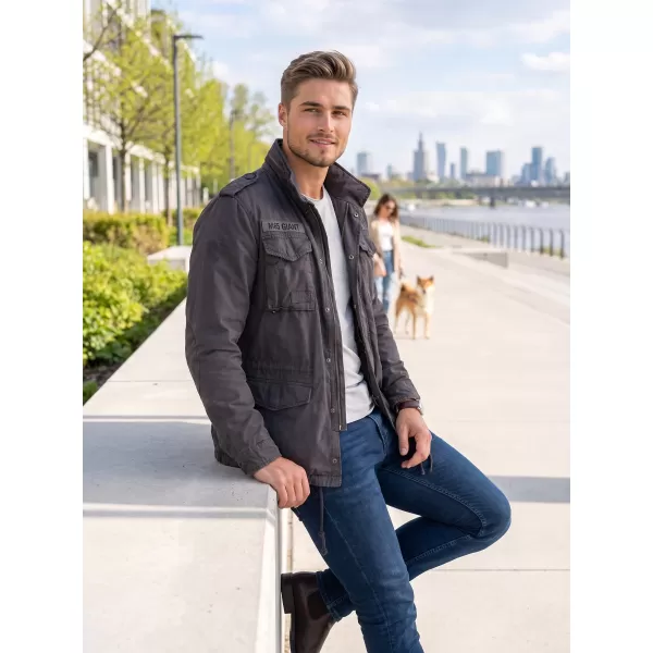 Sacou BRANDIT M-65 GIANT BD3101 NEGRU 