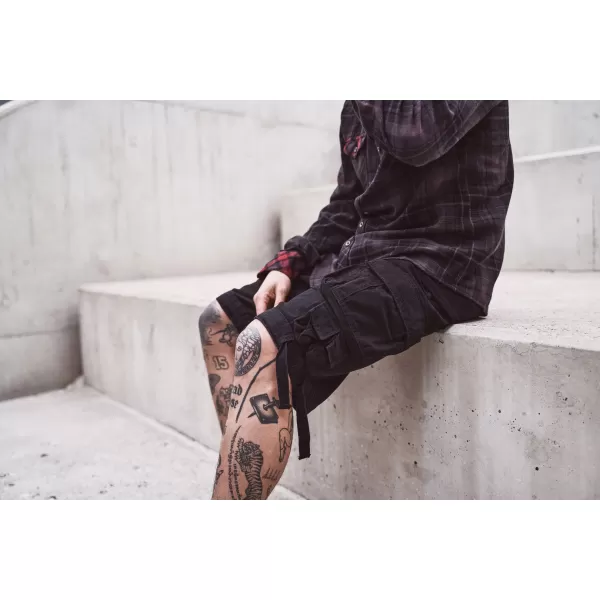  Pantaloni scurţi BRANDIT SAVAGE VINTAGE CARGO NEGRU 