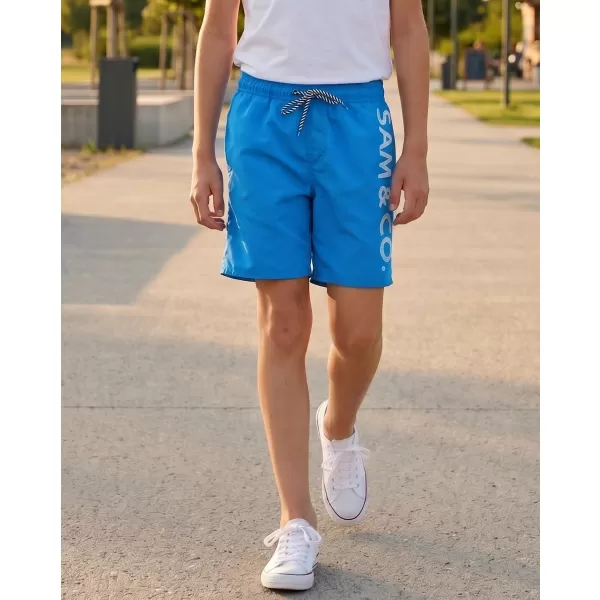  Pantaloni scurți pentru copii SAM 73 ROMAN KS 505 ALBASTRU STRĂLUCITOR 