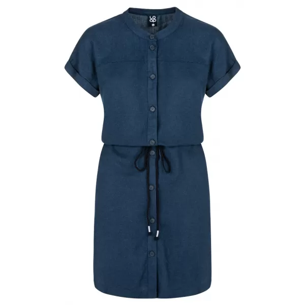  Rochie LOAP NELLA CLW2392 ALBASTRU ÎNCHIS 