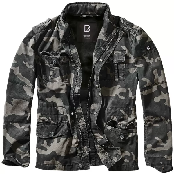  Sacou BRANDIT BRITANNIA CAMUFLAJ ÎNTUNECAT 