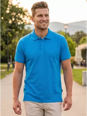 Tricou pentru bărbați SAM 73 CHRYZ MT 822 ALBASTRU STRĂLUCITOR
