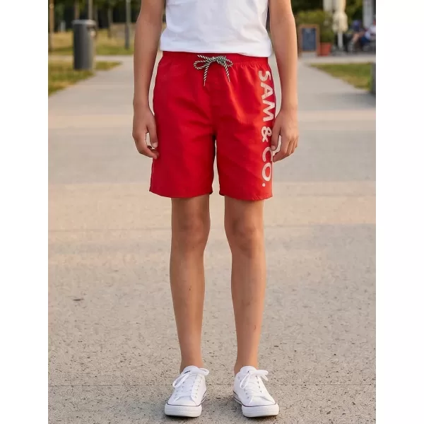  Pantaloni scurți pentru copii SAM 73 ROMAN KS 505 ROŞU 