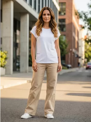 Tricou de damă SAM 73 DORADO WT 886 ALB