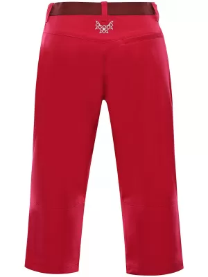 Pantaloni 3/4 pentru femei ALPINE PRO WEDERA LPAA637 ROZ