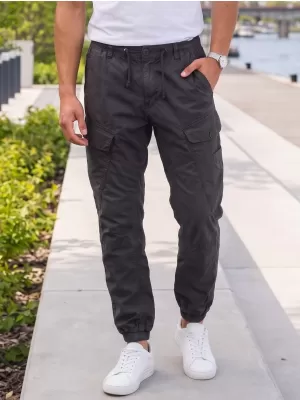 Pantaloni BRANDIT RAY VINTAGE NEGRU