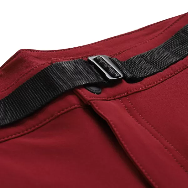  Pantaloni ALPINE PRO SPAN MPAA631 ROŞU 