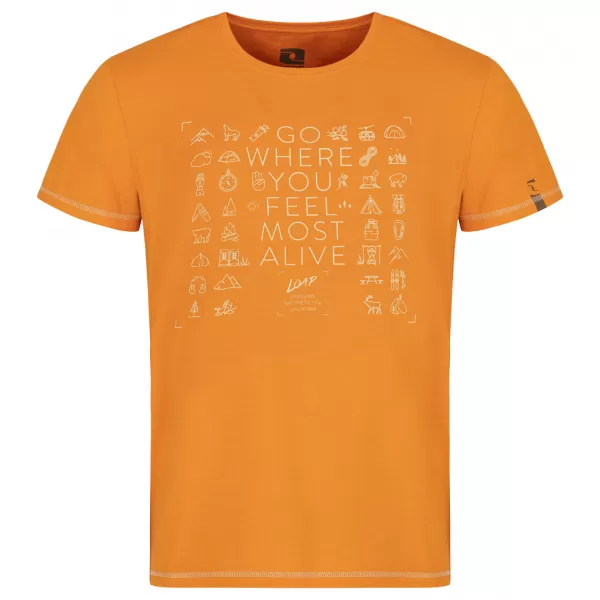  Tricou pentru bărbați LOAP ALEXUS CLM2308 CHIHLIMBAR 