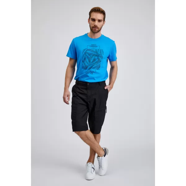  Pantaloni scurți pentru bărbați SAM 73 CYGNUS MS 805 NEGRU 