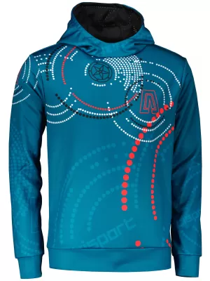Hanorac premium pentru bărbați ALTISPORT SWE/ALM06S07 KEROSEN-ROSU