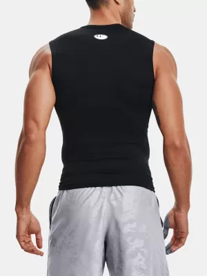 Maieu de compresie pentru bărbați UNDER ARMOUR HG ARMOUR COMP SL 1361522-001 NEGRU