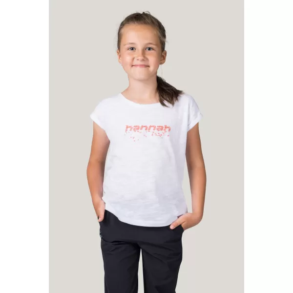  Tricou pentru copii HANNAH KAIA JR ALB/ROZ 