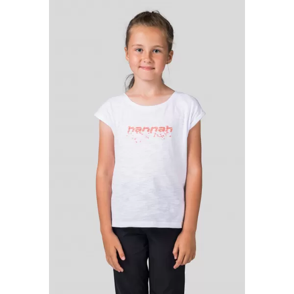  Tricou pentru copii HANNAH KAIA JR ALB/ROZ 