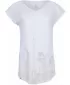 Tricou de damă HANNAH MARME ALB/GRI
