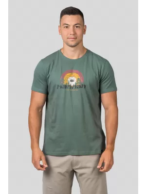 Tricou pentru bărbați HANNAH SKATCH PĂDURE ÎNTUNECATĂ