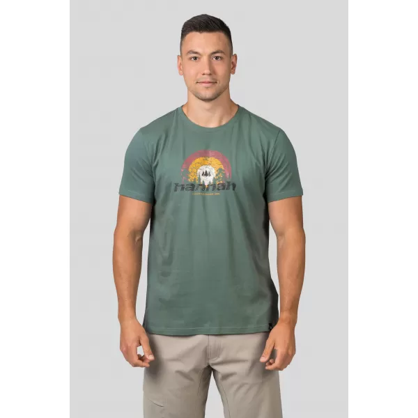  Tricou pentru bărbați HANNAH SKATCH PĂDURE ÎNTUNECATĂ 
