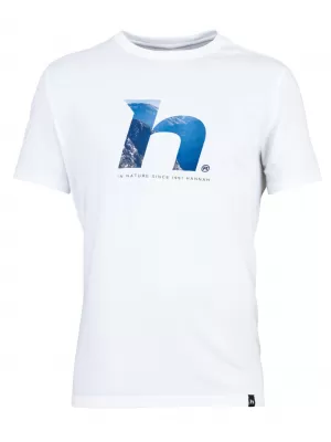 Tricou pentru bărbați HANNAH MIKO FP ALB