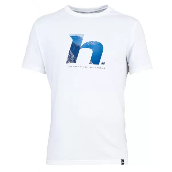  Tricou pentru bărbați HANNAH MIKO FP ALB 