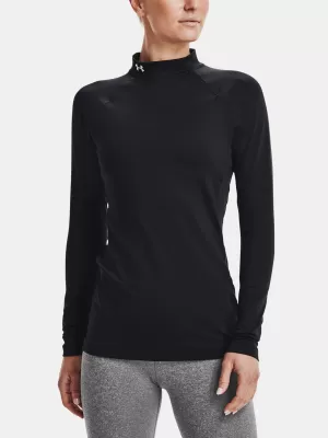 Tricou pentru femei UNDER ARMOUR UA CG AUTHENTICS MOCKNECK 1368702-001 NEGRU
