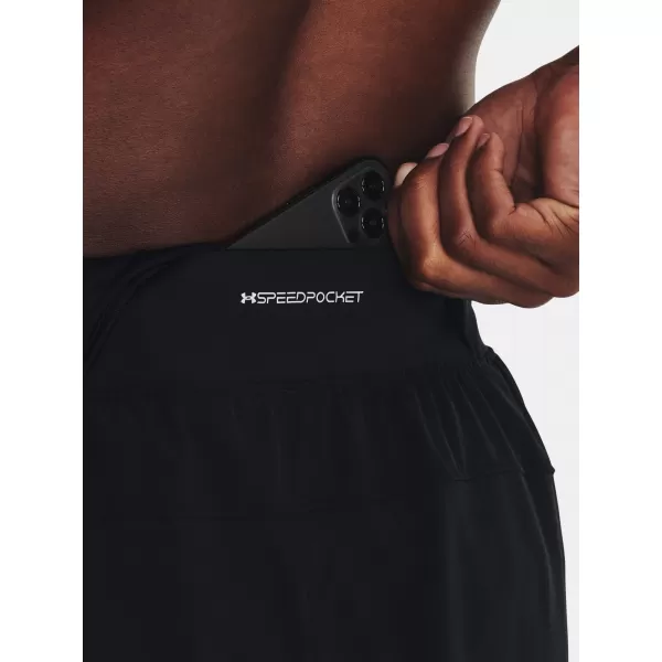 Pantaloni scurți pentru bărbați UNDER ARMOUR LAUNCH ELITE 7 SHORT 1376508-001 NEGRU 