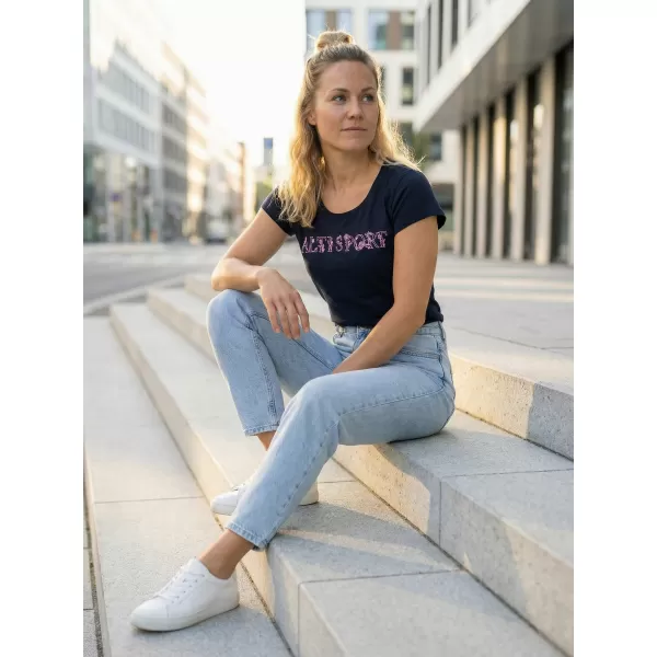  Tricou pentru femei ALTISPORT ALW170122 ALBASTRU MARIN 