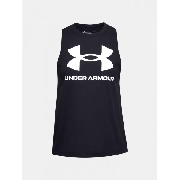  Maieu de damă UNDER ARMOUR SPORTSTYLE GRAPHIC TANK 1356297-001 NEGRU 