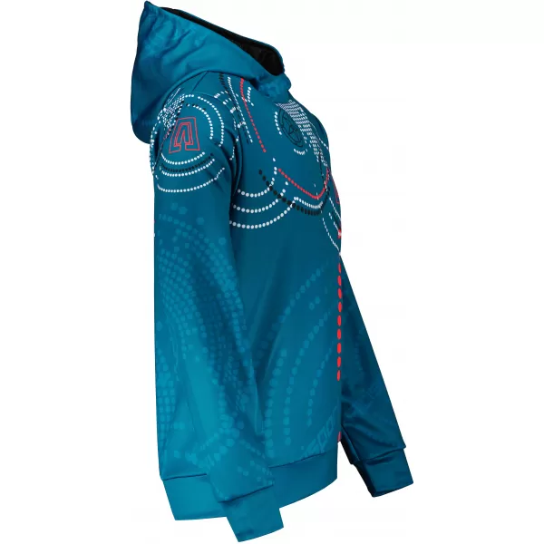  Hanorac premium pentru bărbați ALTISPORT SWE/ALM06S07 KEROSEN-ROSU 