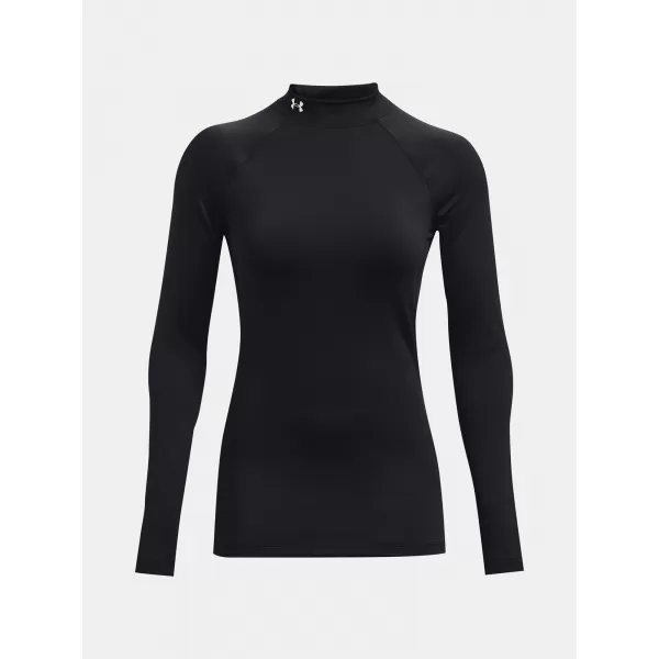  Tricou pentru femei UNDER ARMOUR UA CG AUTHENTICS MOCKNECK 1368702-001 NEGRU 
