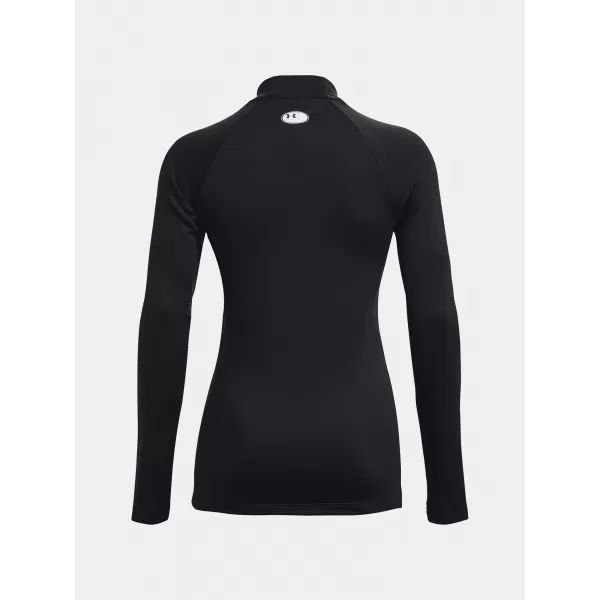  Tricou pentru femei UNDER ARMOUR UA CG AUTHENTICS MOCKNECK 1368702-001 NEGRU 