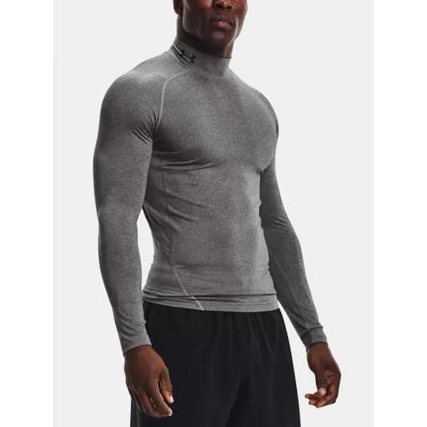  Tricou pentru bărbați UNDER ARMOUR HG ARMOUR COMP MOCK LS 1369606-090 GRI 