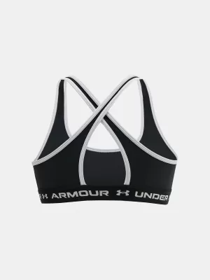 Sutien pentru fete UNDER ARMOUR G CROSSBACK MID SOLID 1369971-001 NEGRU