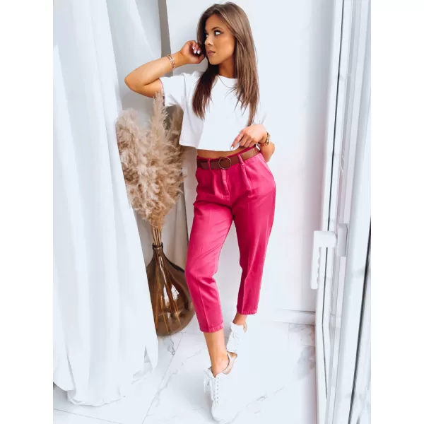  Pantalonii pentru doamne DSTREET ME BELLA UY1410 FUCSIE 