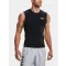 Maieu de compresie pentru bărbați UNDER ARMOUR HG ARMOUR COMP SL 1361522-001 NEGRU