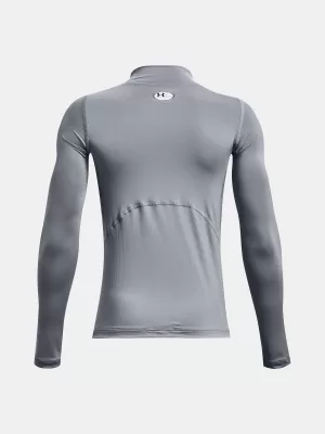 Tricou băieți UNDER ARMOUR UA HG ARMOUR MOCK LS 1369477-035 GRI