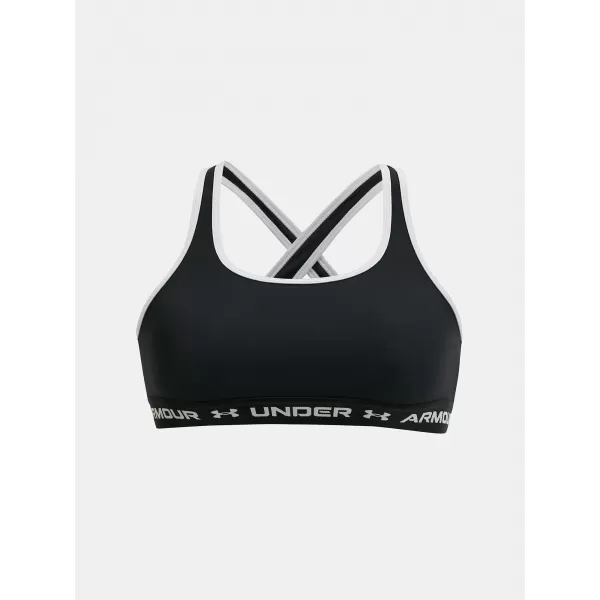  Sutien pentru fete UNDER ARMOUR G CROSSBACK MID SOLID 1369971-001 NEGRU 