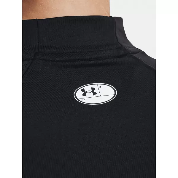  Tricou pentru femei UNDER ARMOUR UA CG AUTHENTICS MOCKNECK 1368702-001 NEGRU 