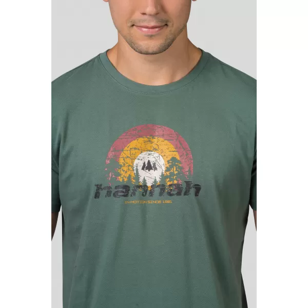  Tricou pentru bărbați HANNAH SKATCH PĂDURE ÎNTUNECATĂ 