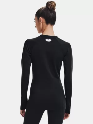 Tricou pentru femei UNDER ARMOUR AUTHENTICS CREW 1368701-001 NEGRU