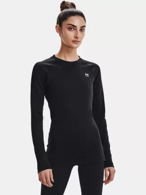 Tricou pentru femei UNDER ARMOUR AUTHENTICS CREW 1368701-001 NEGRU
