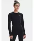 Tricou pentru femei UNDER ARMOUR AUTHENTICS CREW 1368701-001 NEGRU