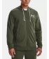 Hanorac pentru bărbați UNDER ARMOUR UA RIVAL TERRY LC FZ 1370409-390 VERDE