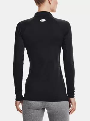 Tricou pentru femei UNDER ARMOUR UA CG AUTHENTICS MOCKNECK 1368702-001 NEGRU