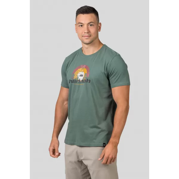  Tricou pentru bărbați HANNAH SKATCH PĂDURE ÎNTUNECATĂ 