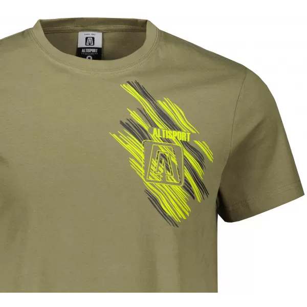  Tricou pentru bărbați ALTISPORT CARRYOVER ALM173129 KAKI 