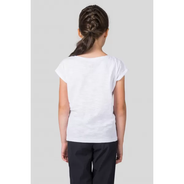  Tricou pentru copii HANNAH KAIA JR ALB/ROZ 
