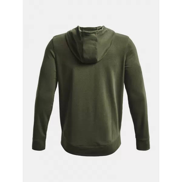  Hanorac pentru bărbați UNDER ARMOUR UA RIVAL TERRY LC FZ 1370409-390 VERDE 