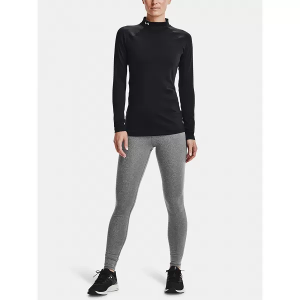  Tricou pentru femei UNDER ARMOUR UA CG AUTHENTICS MOCKNECK 1368702-001 NEGRU 