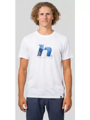Tricou pentru bărbați HANNAH MIKO FP ALB